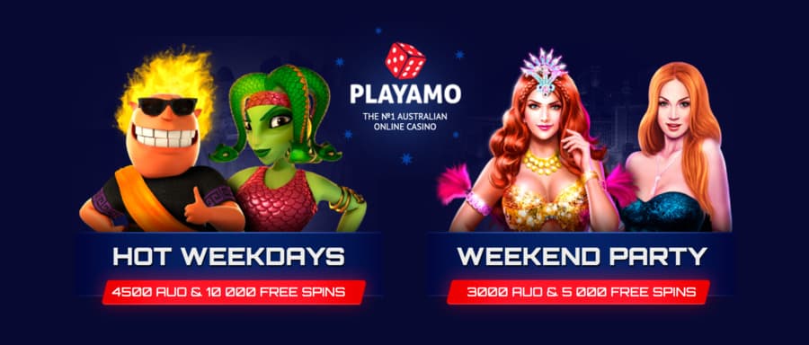 PlayAMO Casino bonus offers