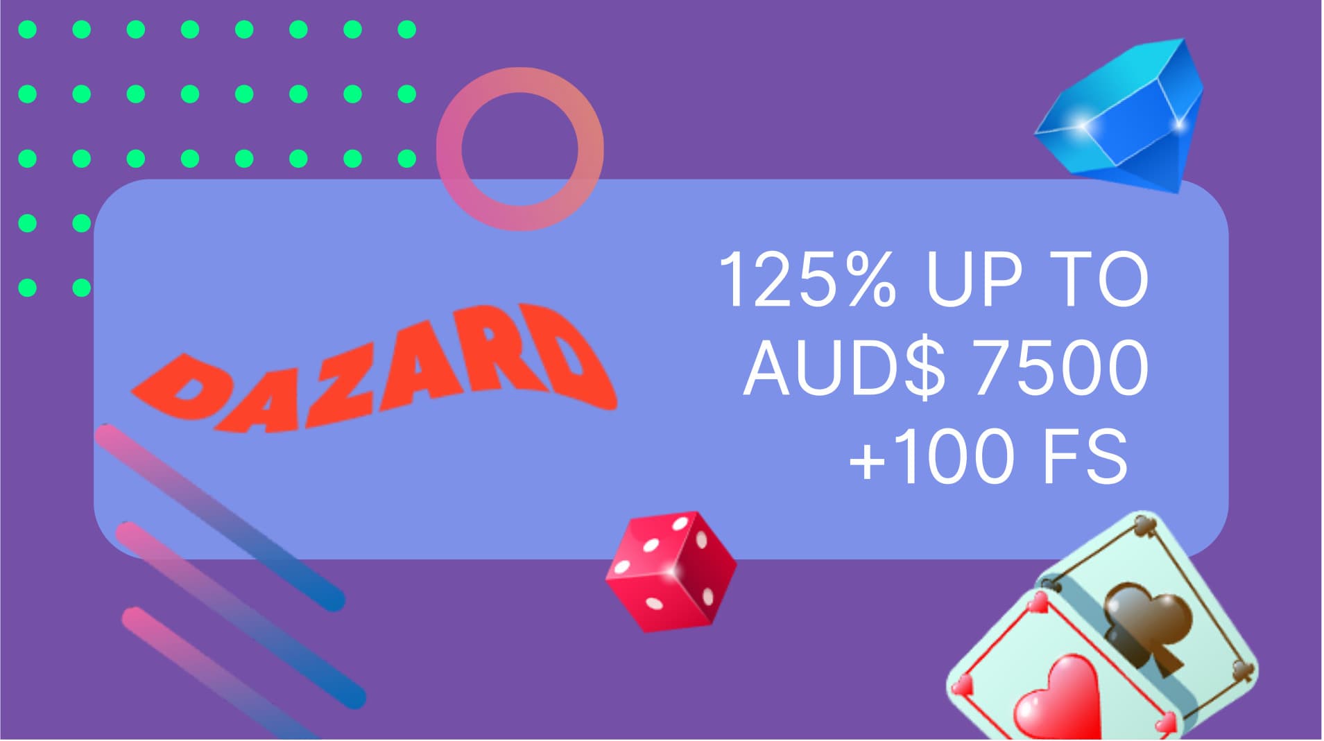 Dazard Casino No Deposit Bonus – Get 100 Free Spins in 2024 Gamblenator.net
